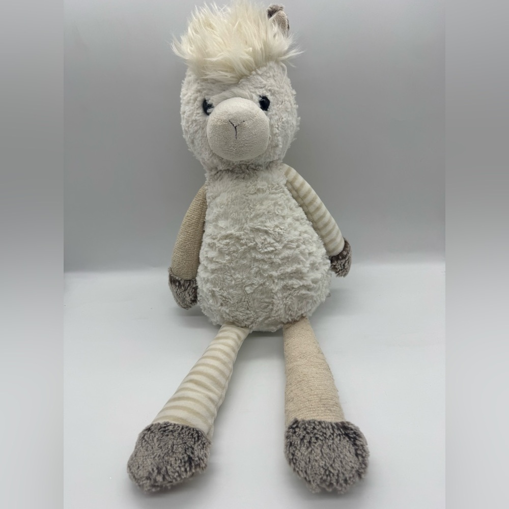 Aurora World Purely Luxe Giraffe Stuffed Animal Plush Toy White Brown 19"